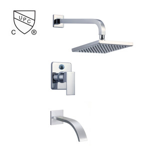 cUPC Shower Head UM-F2004 with a wall mounted Faucet