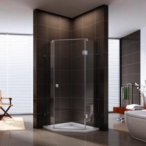 3 Pieces Corner Shower Enclosure